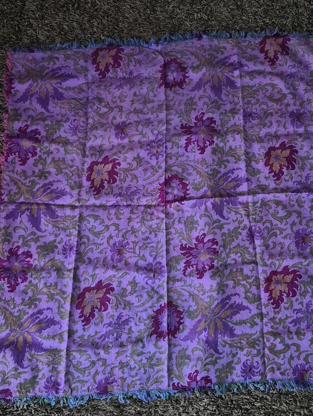 Silk Thailand Floral Scarf
